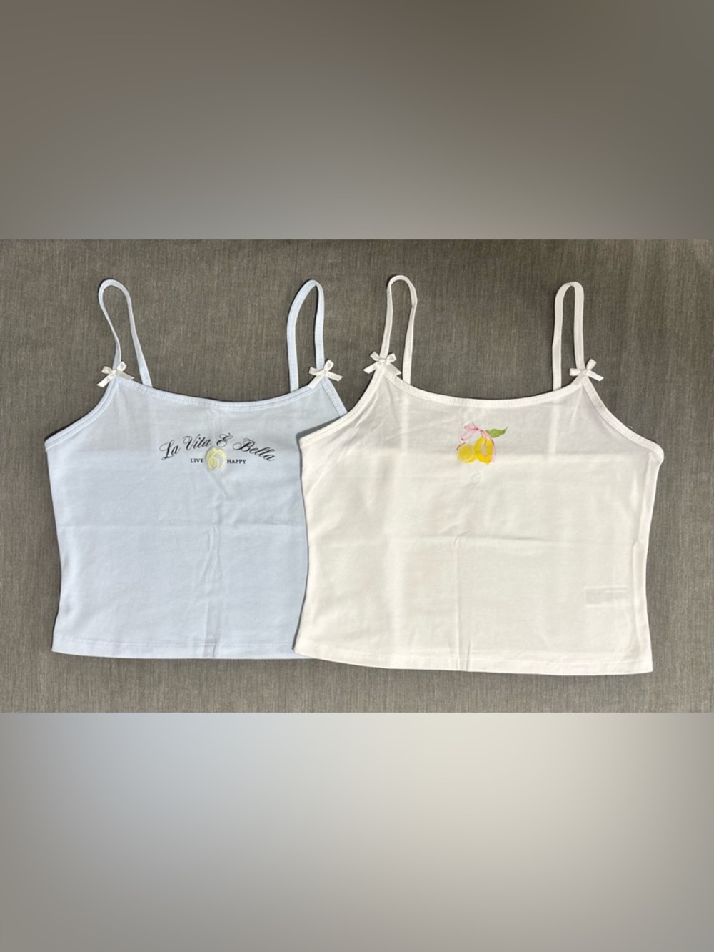 🔥Set of 2 Wild Fable Women's Blue & White Cami Tank Top Combo, Size: Medium, NWT